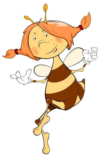 Pszczoła. kreskówka — Wektor stockowy