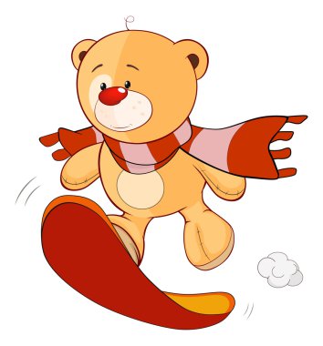 oyuncak ayı yavrusu karikatür dolması