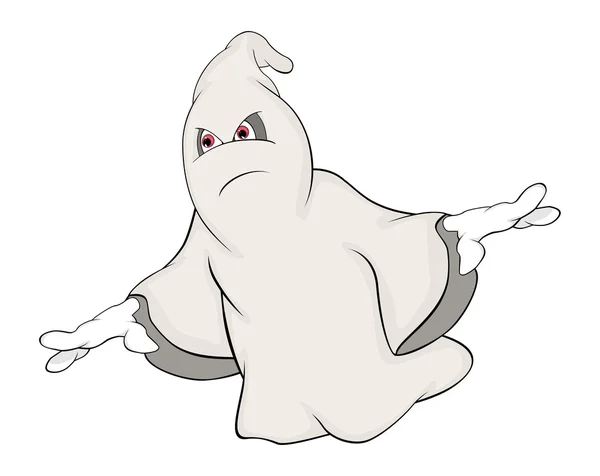 Desenho animado fantasma — Vetor de Stock