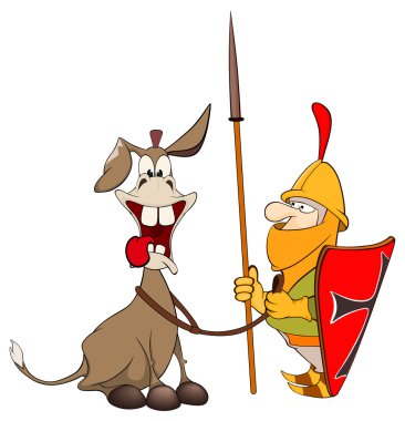 Knight ve şövalye eşek