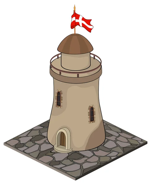 Сторожевая башня — стоковый вектор