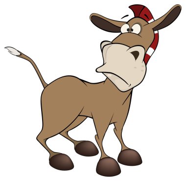 Ufak bir burro. Caroon