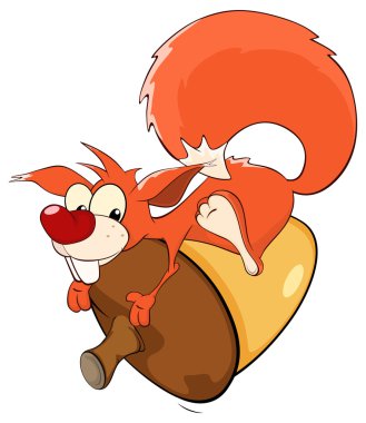 Bir sincap ve bir meşe palamudu