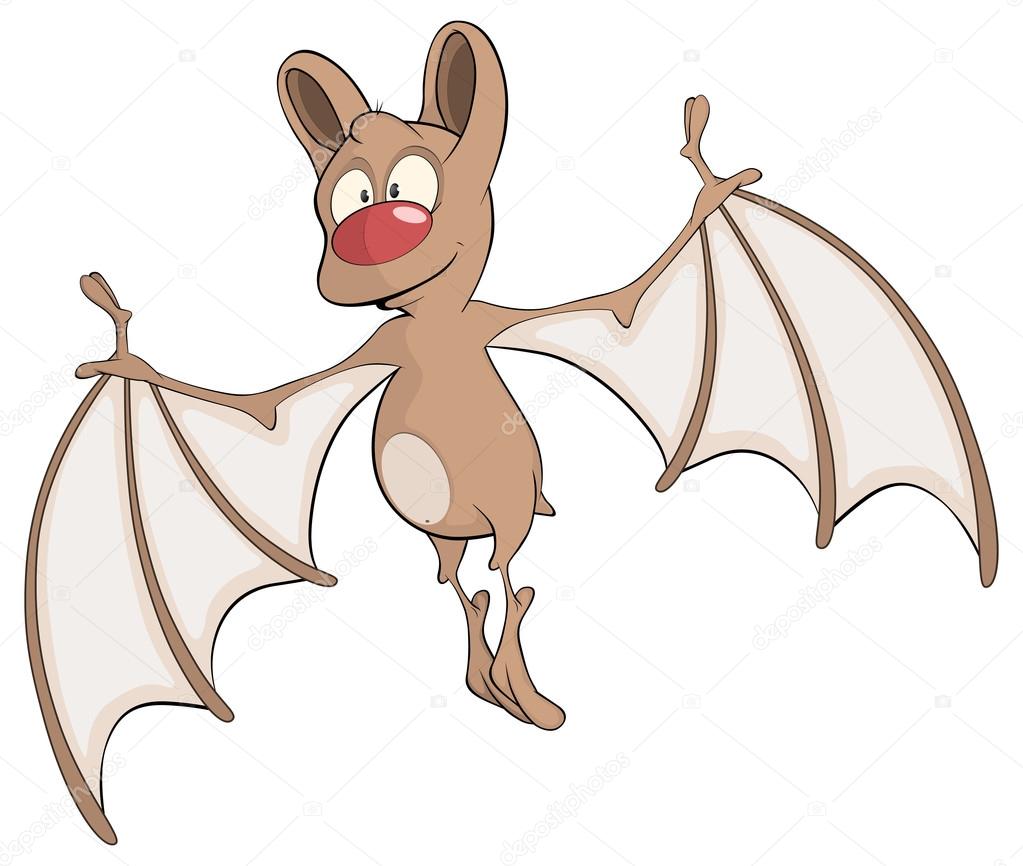 Little cheerful bat