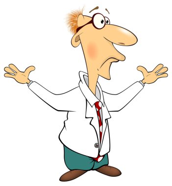 Sevimli çizgi bilim adamı