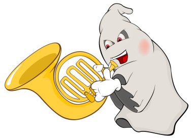 Çizgi film hayalet müzisyen