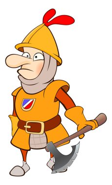 İllüstrasyon karikatür Knight