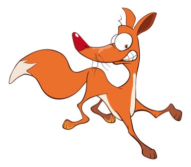 komik karikatür tilki