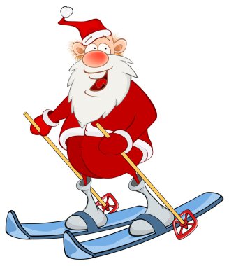 Sevimli Noel Baba Kayak