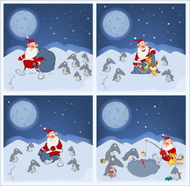 Noel Baba ve penguenler Maceraları