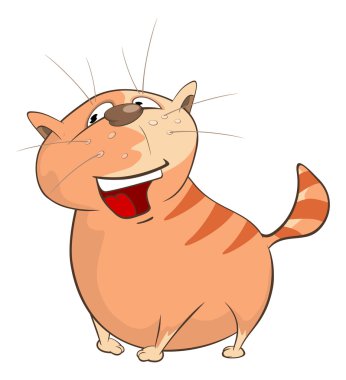 Şirin bir kedinin çizimi