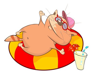 Şirin bir kedinin çizimi