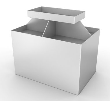 Boş Pos karton zemin görüntüleme