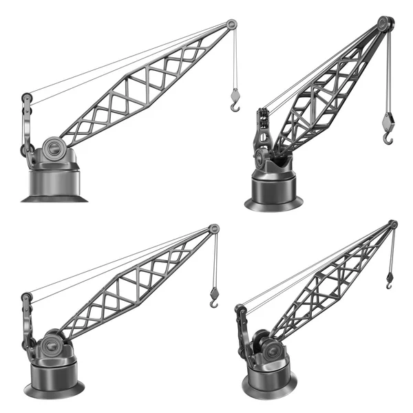 크레인입니다. 3d 그림 설정 — 스톡 사진