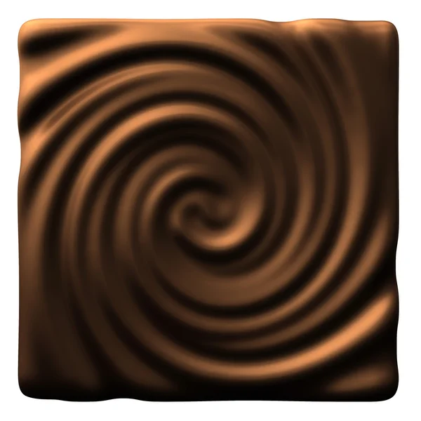 Fondo remolino de chocolate — Foto de Stock