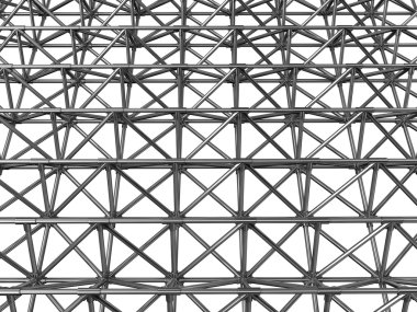 Metal çubuk borular ızgara