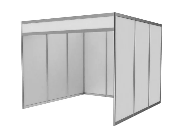 Blank exhibition stand — Stock Photo, Image