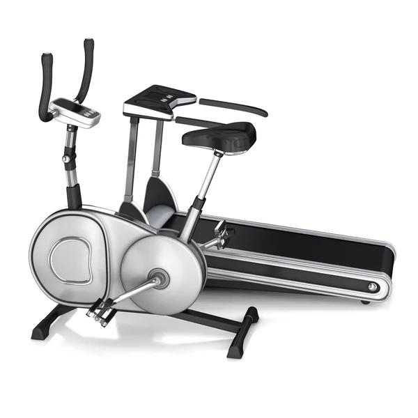 Exercise bike and treadmill — Stock Photo, Image