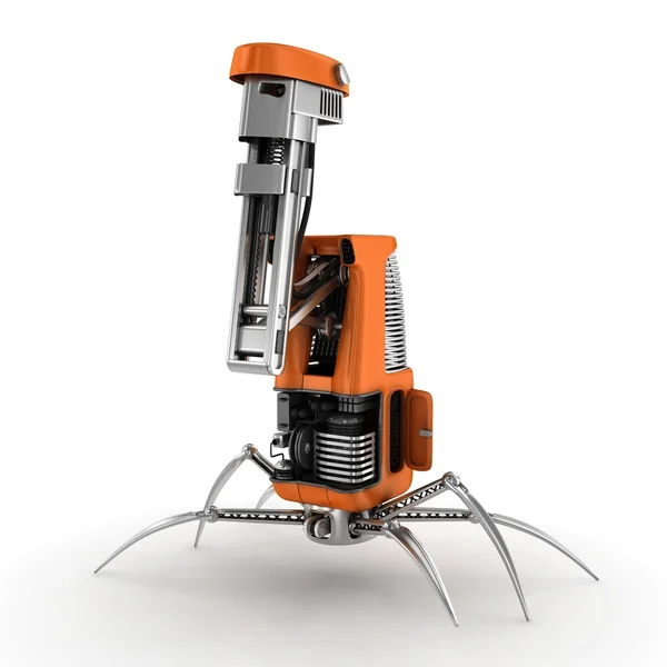 Orange awesome robot - Stock-foto