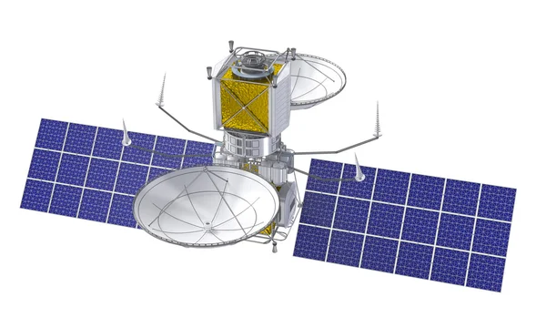 Satelliet orbitale telecommunicatie — Stockfoto