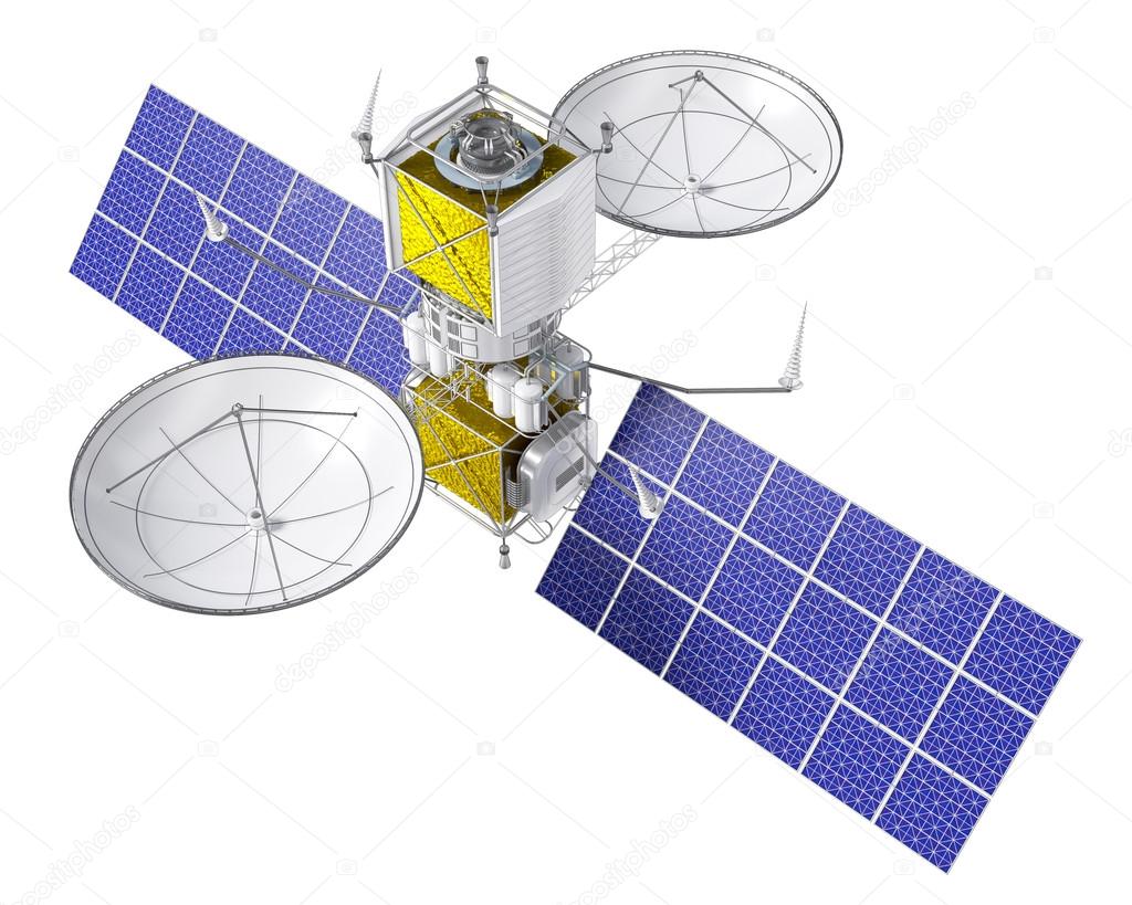 Orbital telecommunications satellite