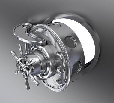 Açık kapalı dairesel kapağı