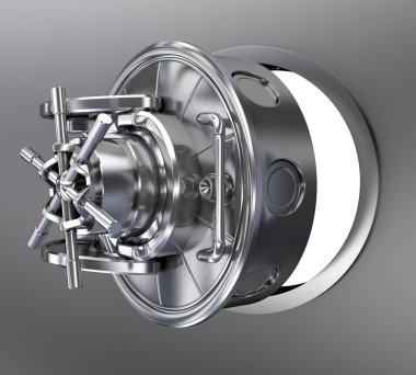 Açık kapalı dairesel kapağı