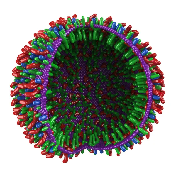 Вирусная оболочка — стоковое фото