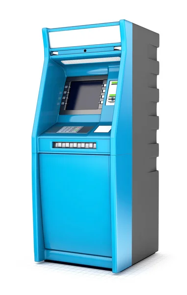 ATM-geldautomaat. 3D illustratie. — Stockfoto