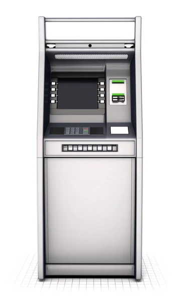 ATM-geldautomaat. 3D illustratie. — Stockfoto