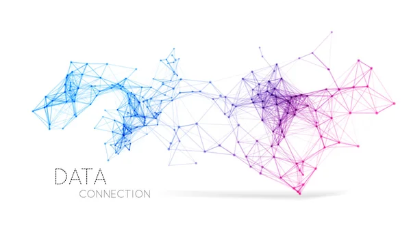 Abstract netwerk verbinding achtergrond — Stockvector