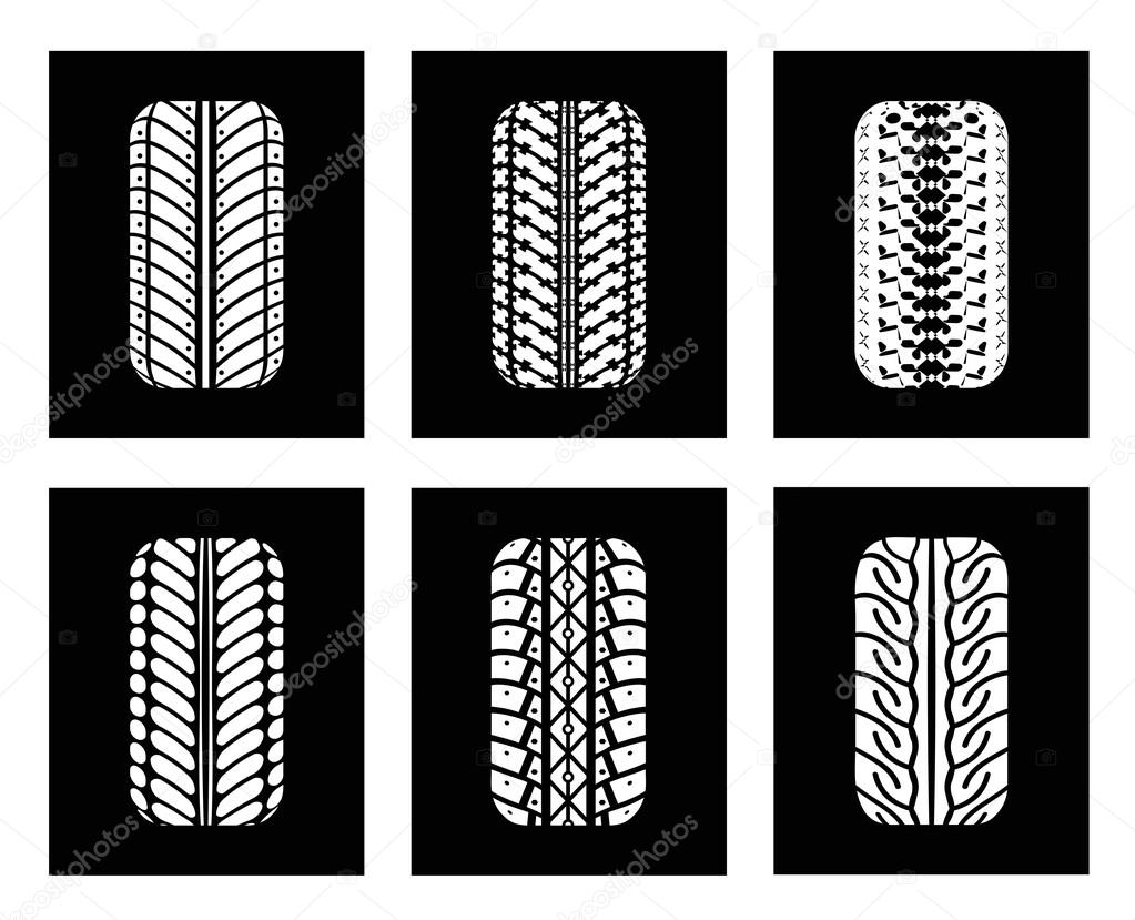 Tires in the front Stock Vector Image by ©mpavlov 109421306
