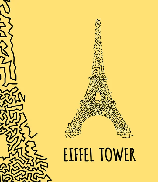 Eiffel Tower vector — Stock Vector
