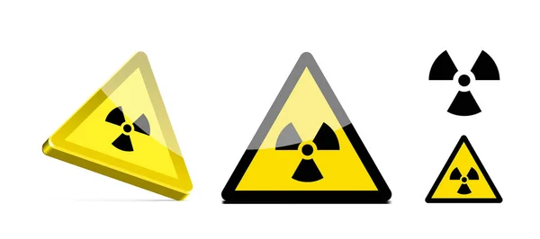 Señal Energía Nuclear Ilustración Vectorial — Archivo Imágenes Vectoriales