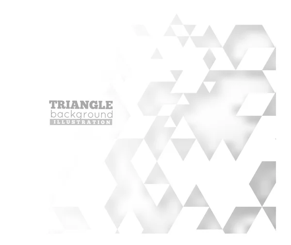 Triángulo abstracto vector fondo ilustración — Vector de stock