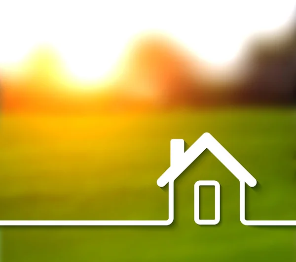 Home line background — Stock Illustration Home line background Royalty Free Stock Vectors