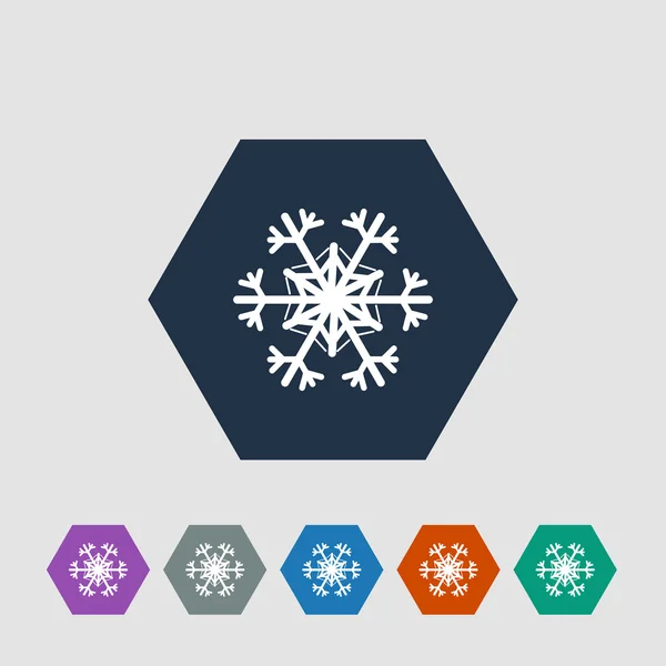 Snowflake icon — Stock Vector