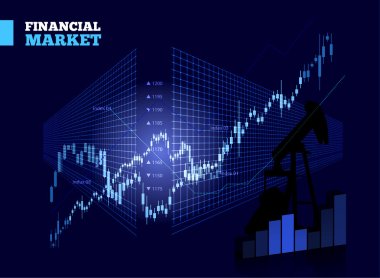 Stock Market Vector Chart clipart