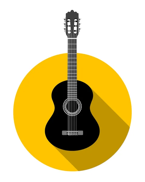 Classical guitar — Stock Vector