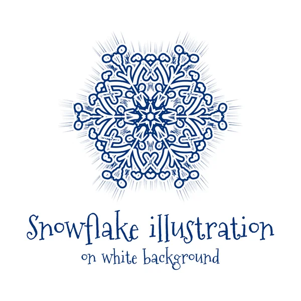 Snowflake icon — Stock Vector