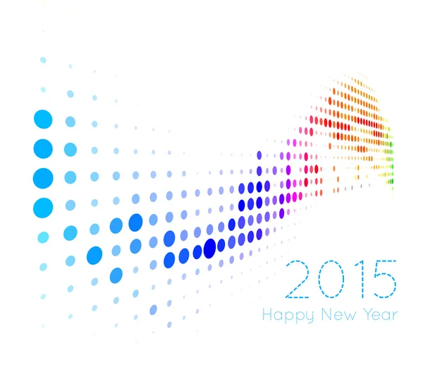 Gelukkig Nieuwjaar van 2015 — Stockvector