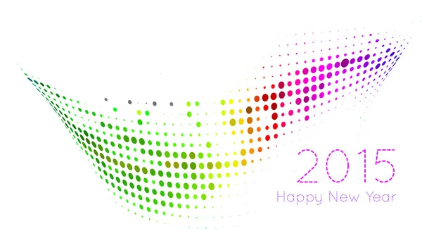 Feliz año nuevo 2015 — Vector de stock