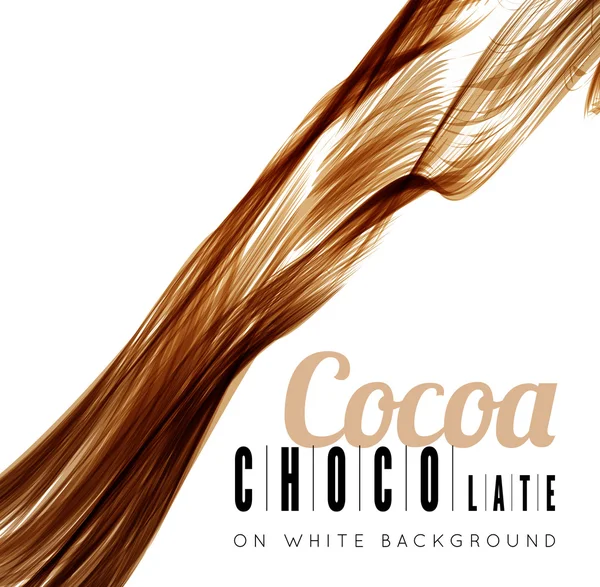 Éclaboussure de chocolat — Image vectorielle