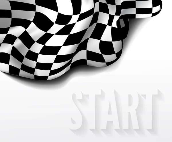 Checkered race flag — Stock Vector