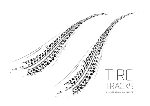 Band tracks achtergrond — Stockvector