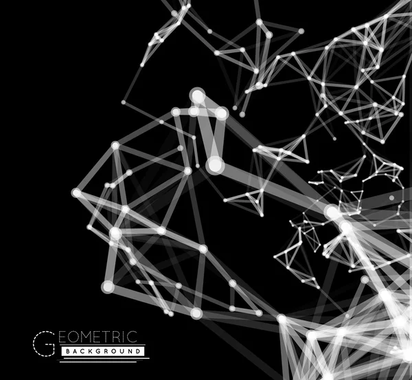 Abstract netwerk verbinding achtergrond — Stockvector