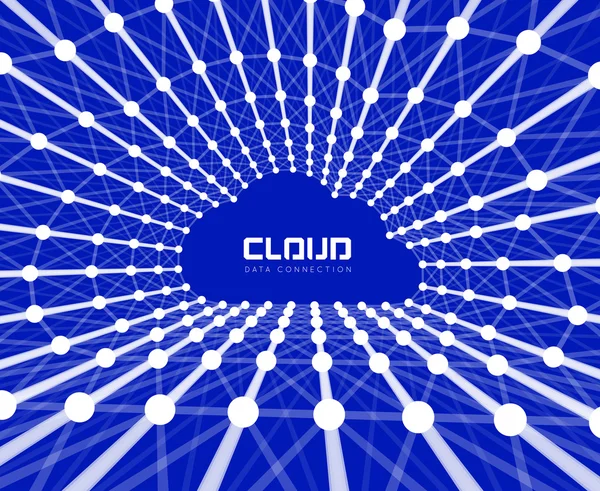 Creative cloud background — Stock Vector