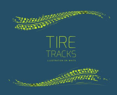 Tire tracks background clipart