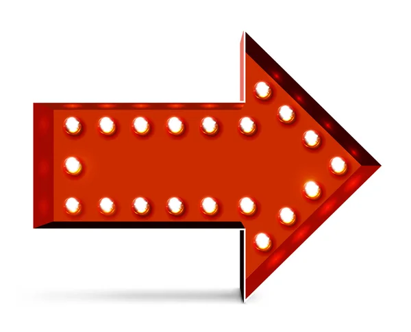 Symbole de flèche marquise vectorielle — Image vectorielle