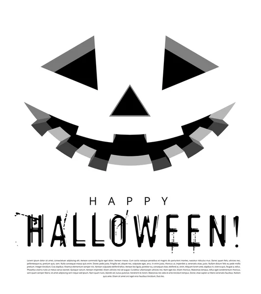 Halloween achtergrond met pompoenen lantaarn — Stockvector